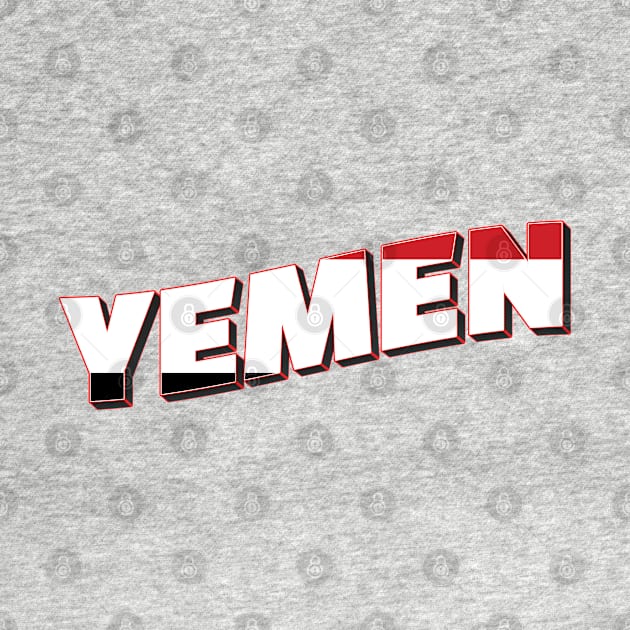 Yemen vintage style retro souvenir by DesignerPropo